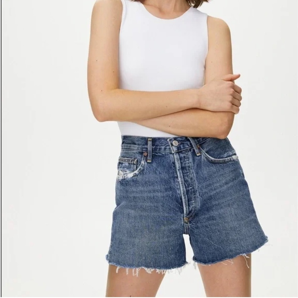 Agolde Dee Vintage High Rise Short in Precision